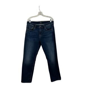 7 For All Mankind Dark Wash Straight/Slim cut Men’s jeans Size 34